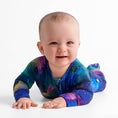 Load image into Gallery viewer, Luminara Galaxy Romper - Jammie Session
