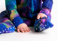 Load image into Gallery viewer, Luminara Galaxy Romper - Jammie Session
