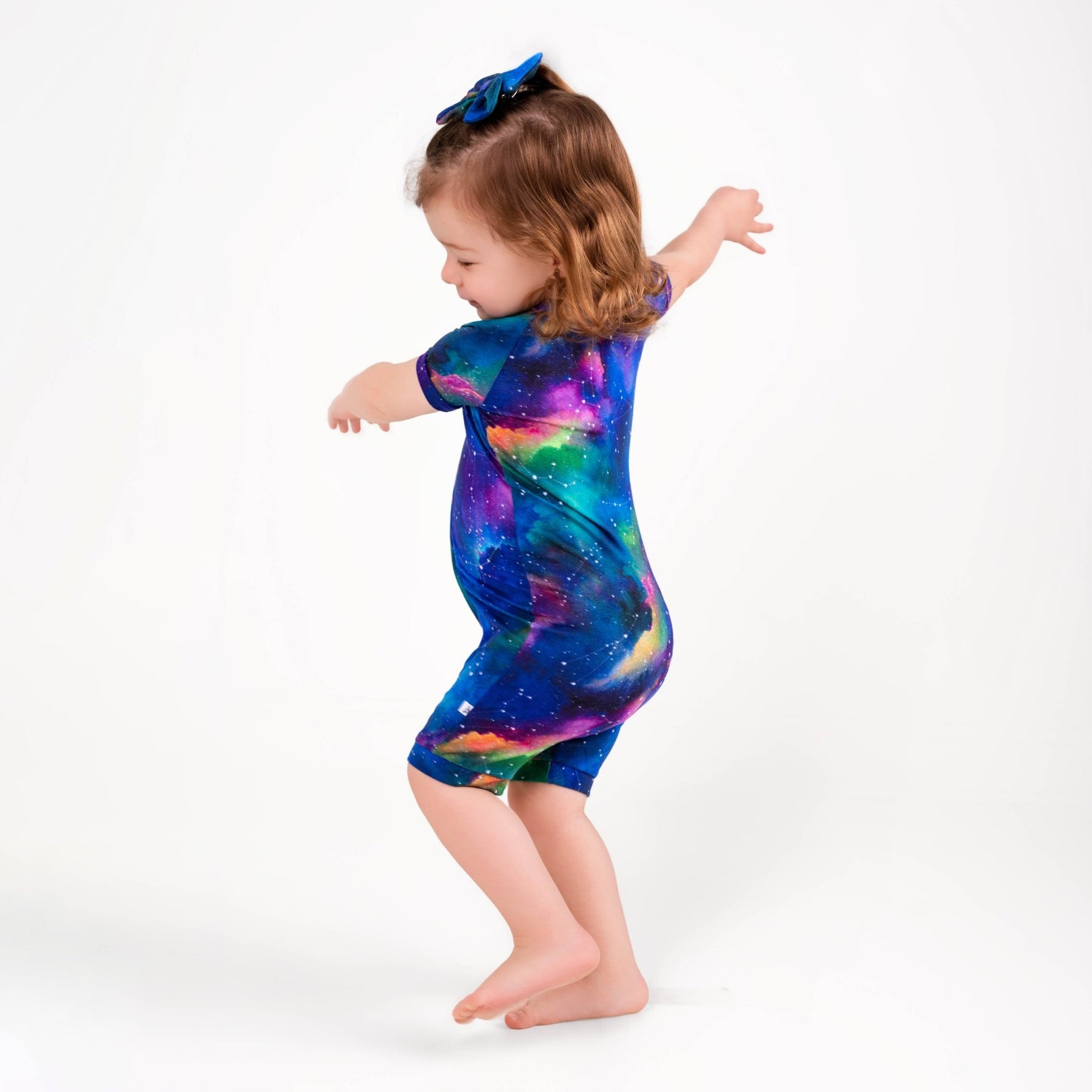 Luminara Galaxy Short Sleeve Romper - Jammie Session