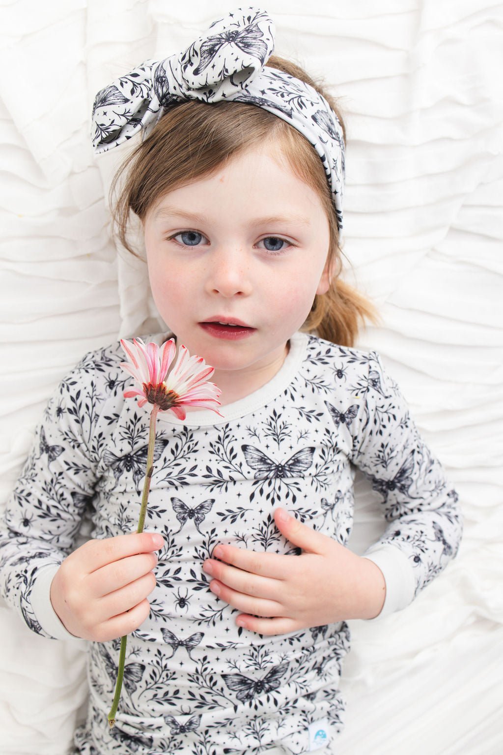 Lunar Dreams (White Butterfly) Long Sleeve PJ's BDLJ - Jammie Session