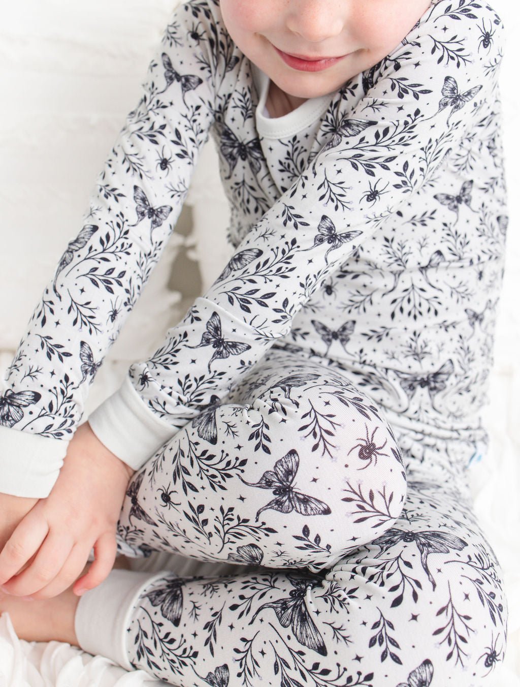 Lunar Dreams (White Butterfly) Long Sleeve PJ's BDLJ - Jammie Session