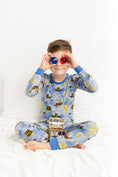 Load image into Gallery viewer, Maps and Mateys (Pirate) Long Sleeve PJ's - Jammie Session
