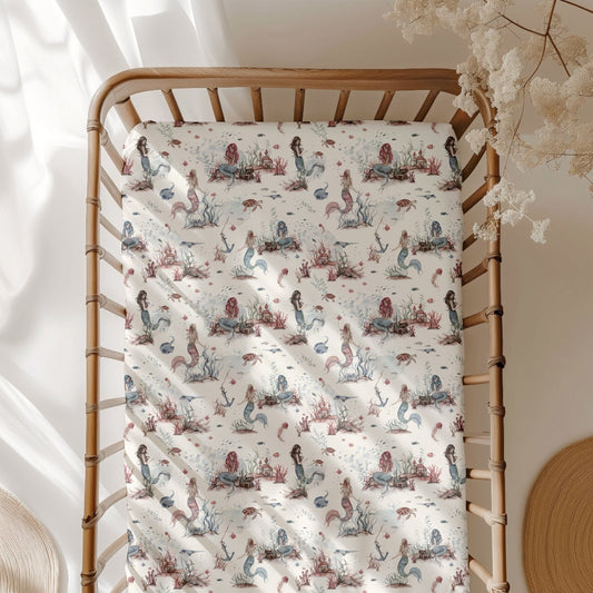 Mermaid Cove Crib Sheet BDLJ - Jammie Session