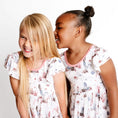 Load image into Gallery viewer, Mermaid Cove Short Sleeve Big Kid Twirl Dress BDLJ - Jammie Session
