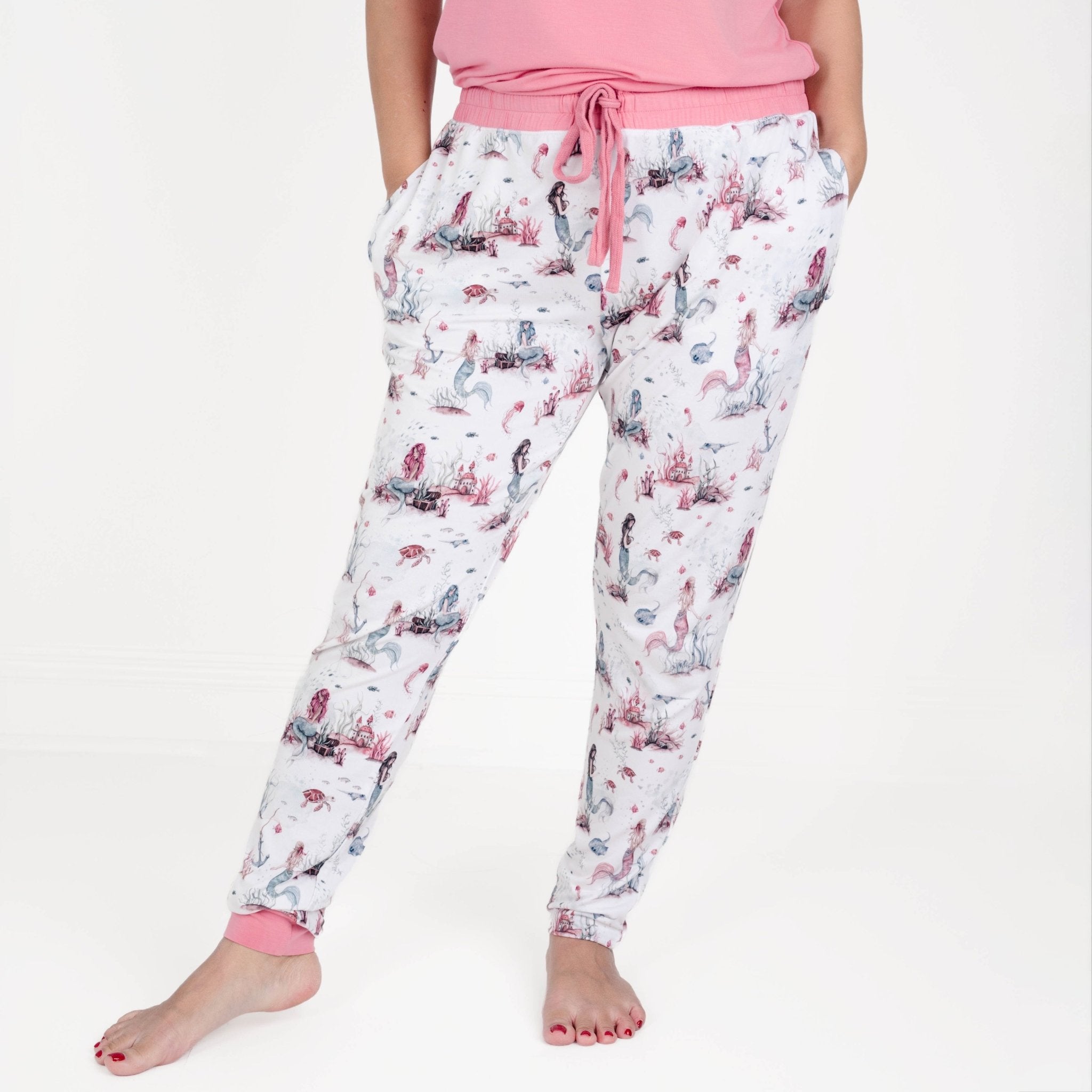 Mermaid Cove Women's Jogger Pants BDLJ - Jammie Session