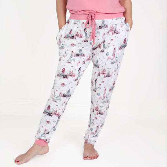 Mermaid Cove Women's Jogger Pants BDLJ - Jammie Session