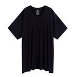 Midnight Veil Solid Women's Muumuu Lounge Tee (One size Fits XS - XXL) - Jammie Session