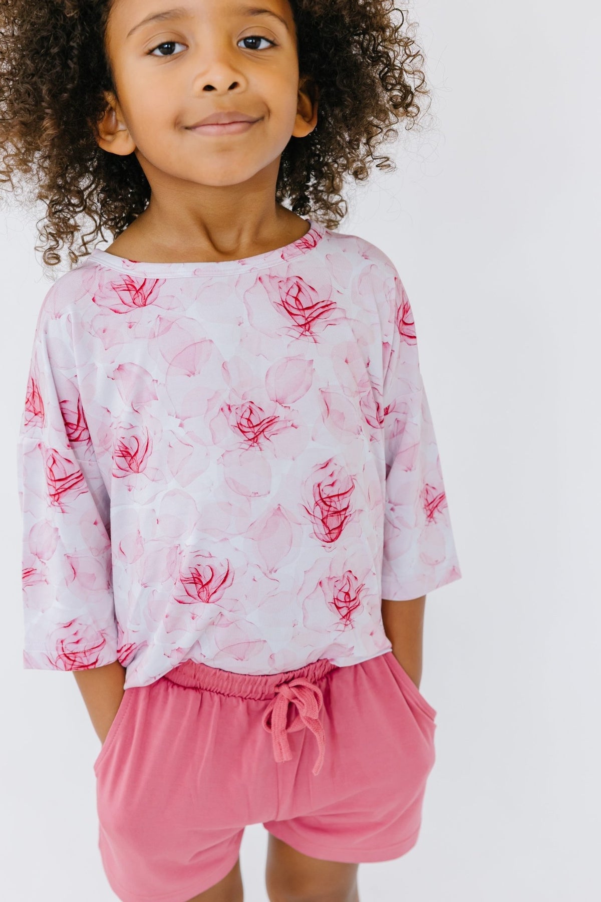 Misty Roses Comfy Cloud Short Set - Jammie Session