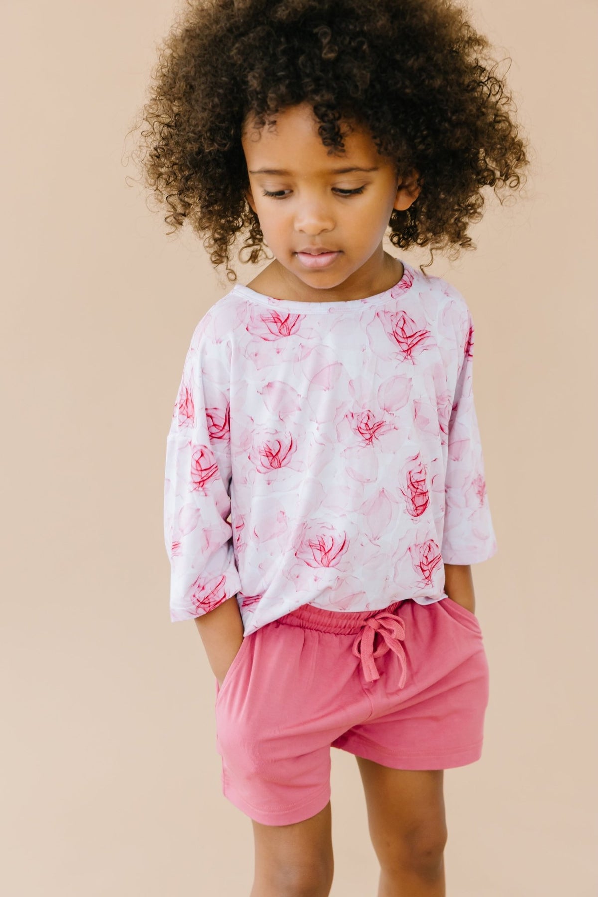 Misty Roses Comfy Cloud Short Set - Jammie Session