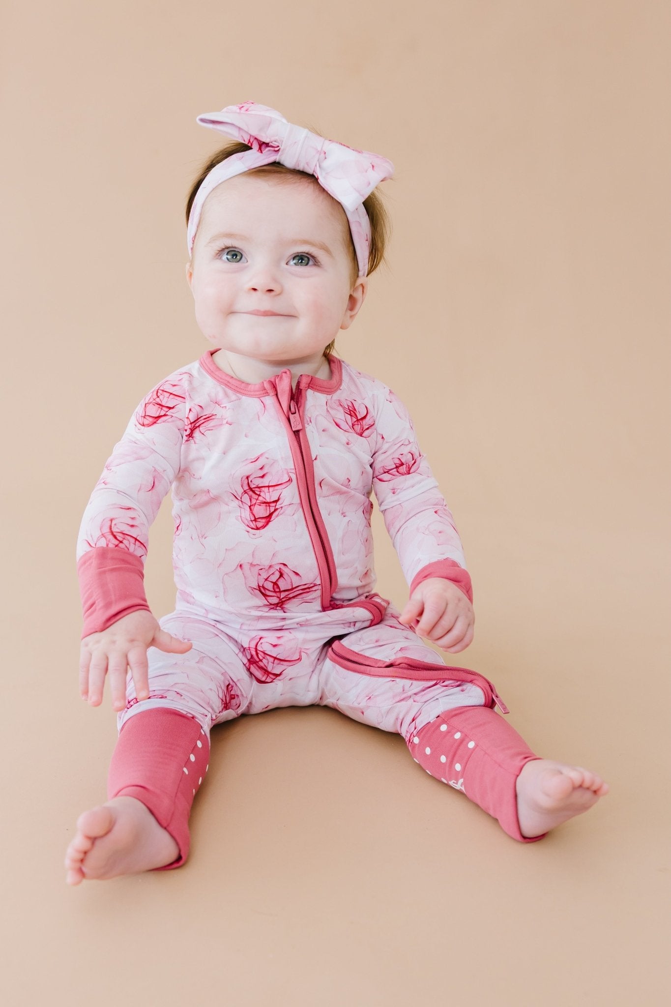Misty Roses Rose Romper - Jammie Session