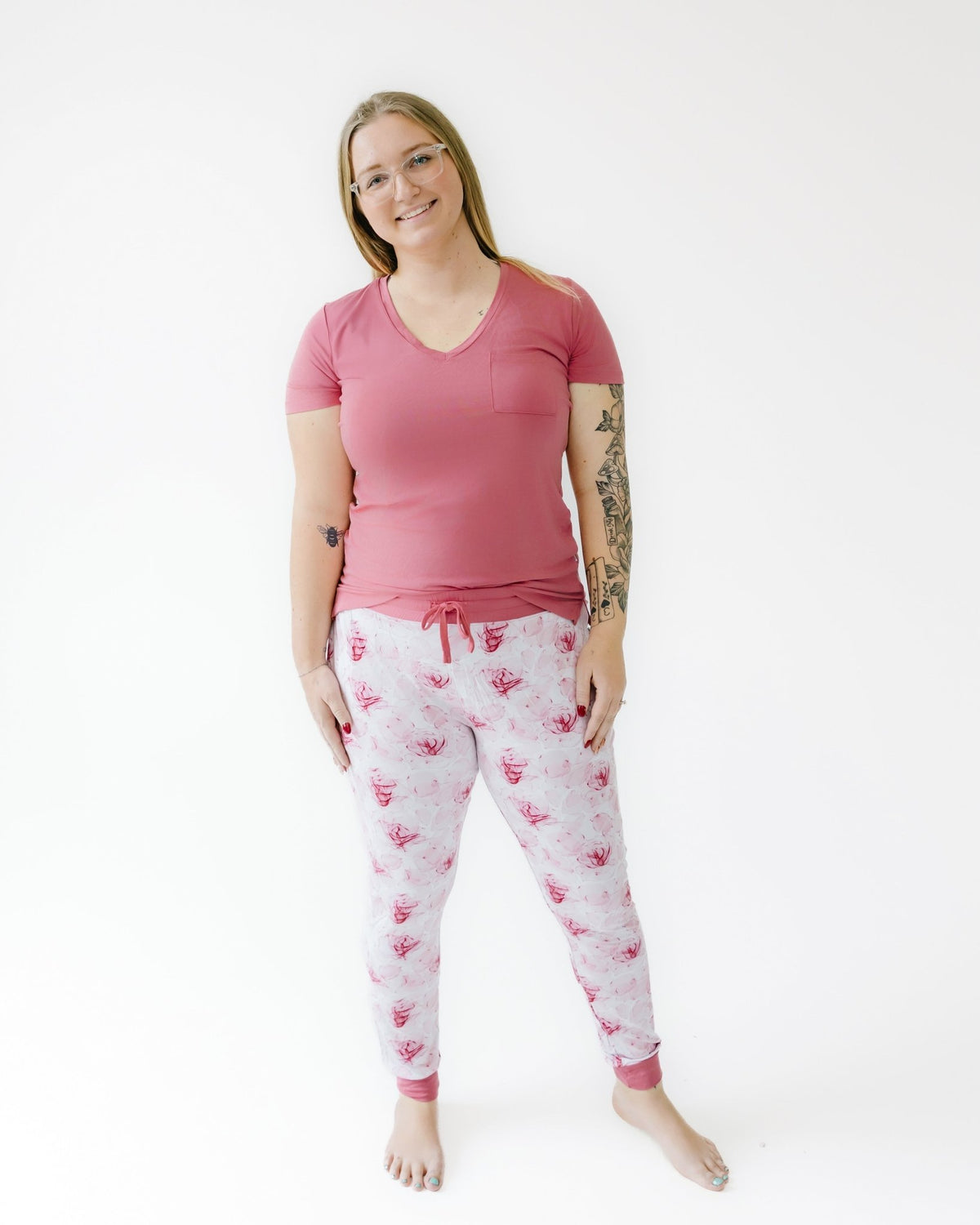 Misty Roses Women's Jogger Pants - Jammie Session