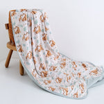 Mother's Love (Giraffe) Adult Quilted Blanket - Jammie Session