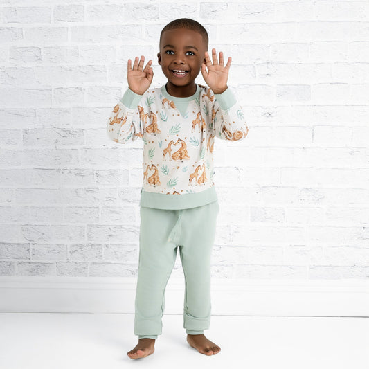 Mother's Love (Giraffe) Kids Jogger Set - Jammie Session