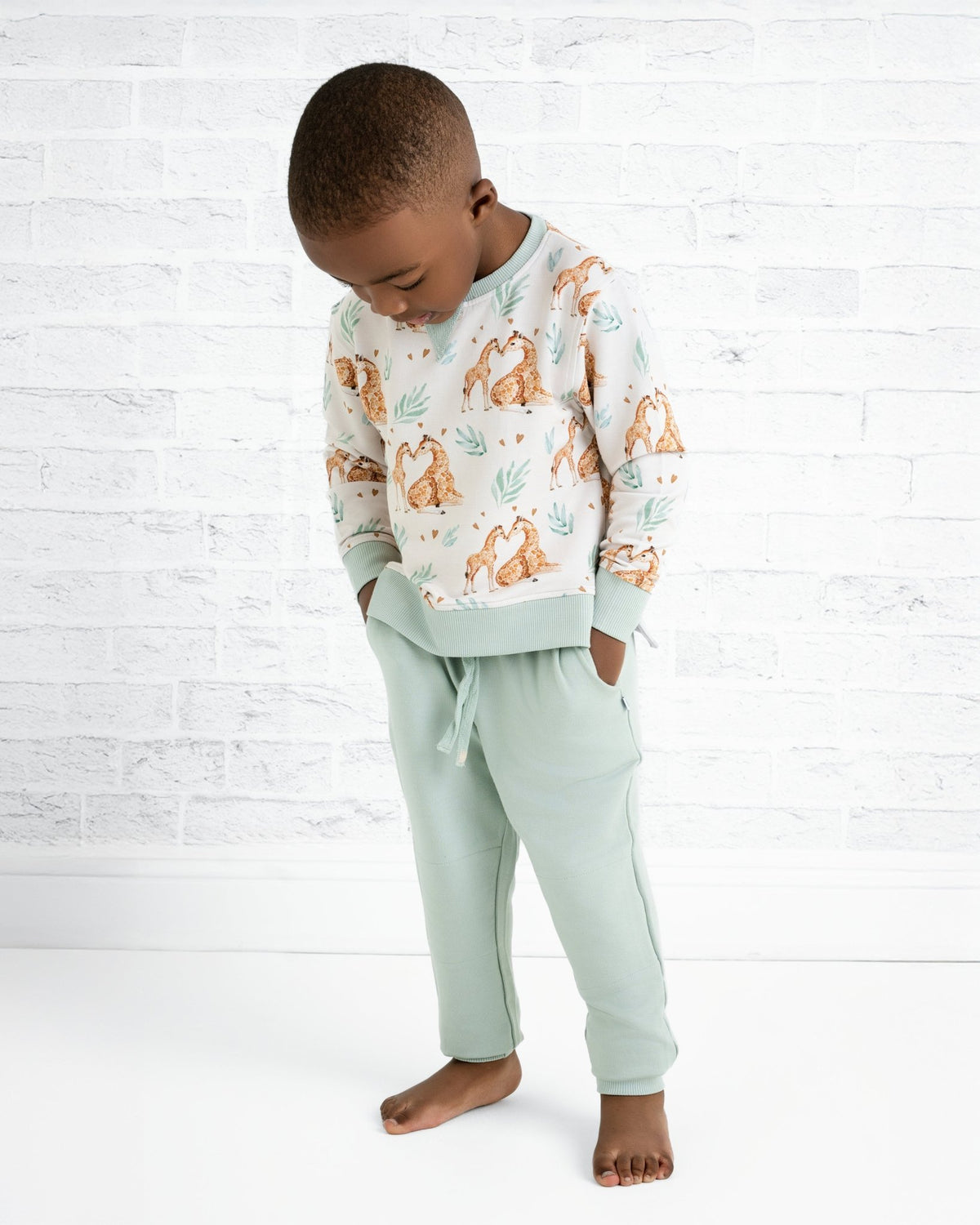 Mother's Love (Giraffe) Kids Jogger Set - Jammie Session