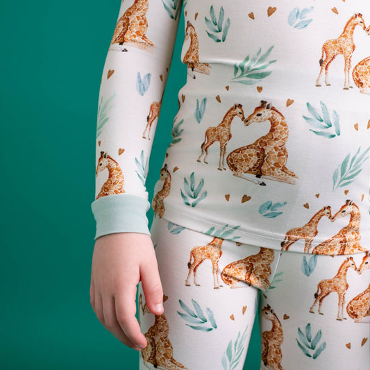 Mother's Love (Giraffe) Long Sleeve PJ's - Jammie Session