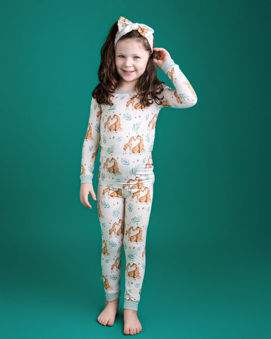 Mother's Love (Giraffe) Long Sleeve PJ's - Jammie Session