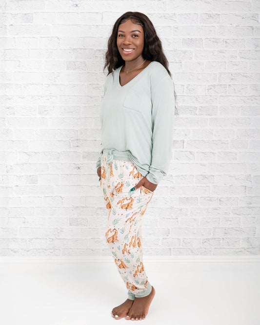 Mother's Love (Giraffe) Women's Jogger Pants - Jammie Session