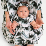 Mountain Mist Bodysuit Twirl Dress - Jammie Session