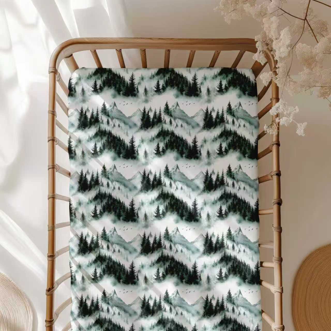 Mountain Mist Crib Sheet - Jammie Session