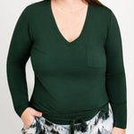 Mountain Mist Women's Solid Long Sleeve Shirt - Jammie Session