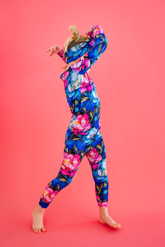 Neon Blooms Long Sleeve PJ's BDLJ - Jammie Session