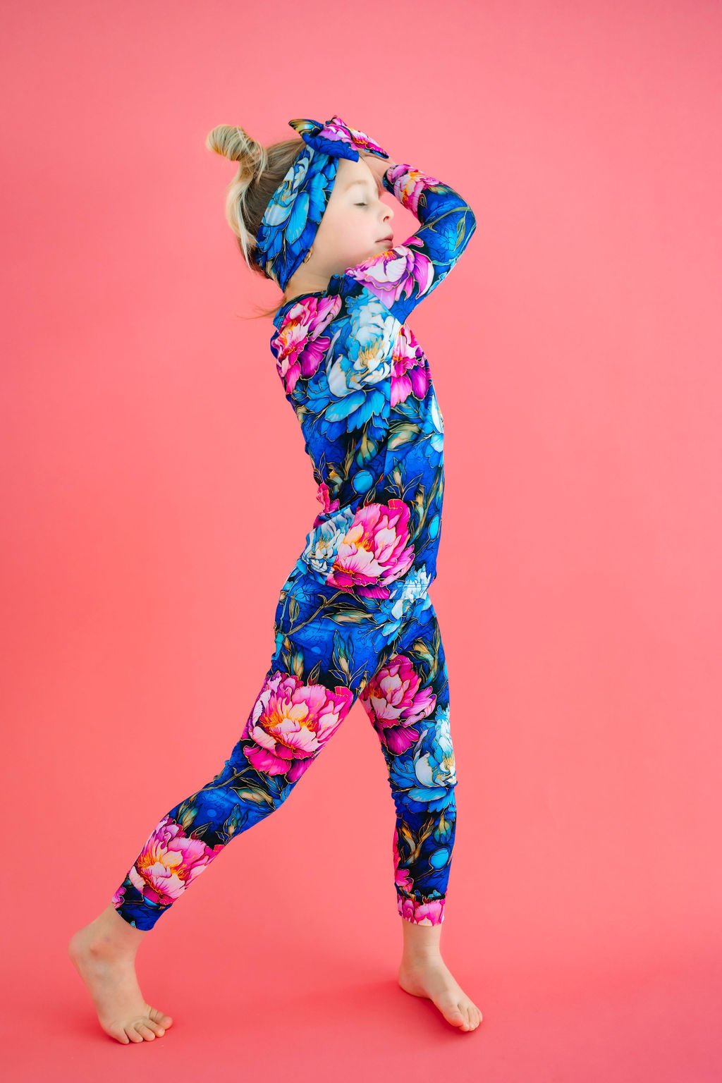 Neon Blooms Long Sleeve PJ's BDLJ - Jammie Session