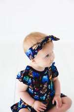 Nocturnal Nonsense Bodysuit Twirl Dress - Jammie Session