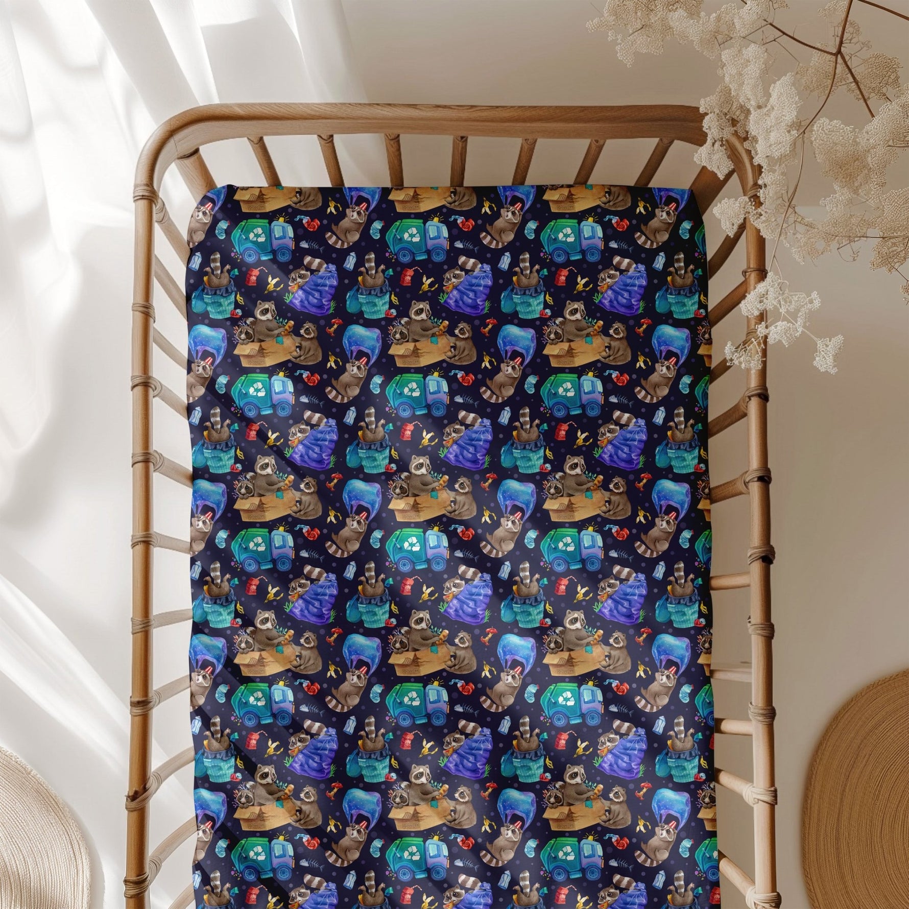 Nocturnal Nonsense Crib Sheet - Jammie Session