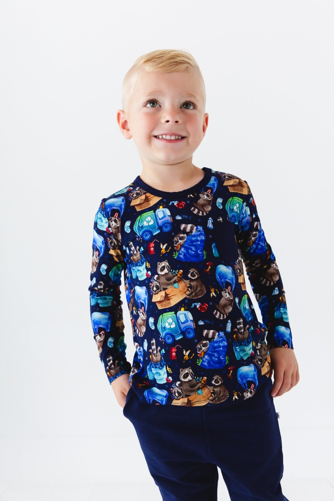 Nocturnal Nonsense Kids' Long Sleeve T-shirt - Jammie Session