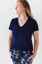 Nocturnal Nonsense Women's Solid Short Sleeve T-shirt - Jammie Session