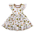 Load image into Gallery viewer, Oh Bother, It's Bedtime Big Kid Twirl Dress - Jammie Session
