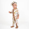 Load image into Gallery viewer, Oh Bother, It's Bedtime Ruffle Romper - Jammie Session
