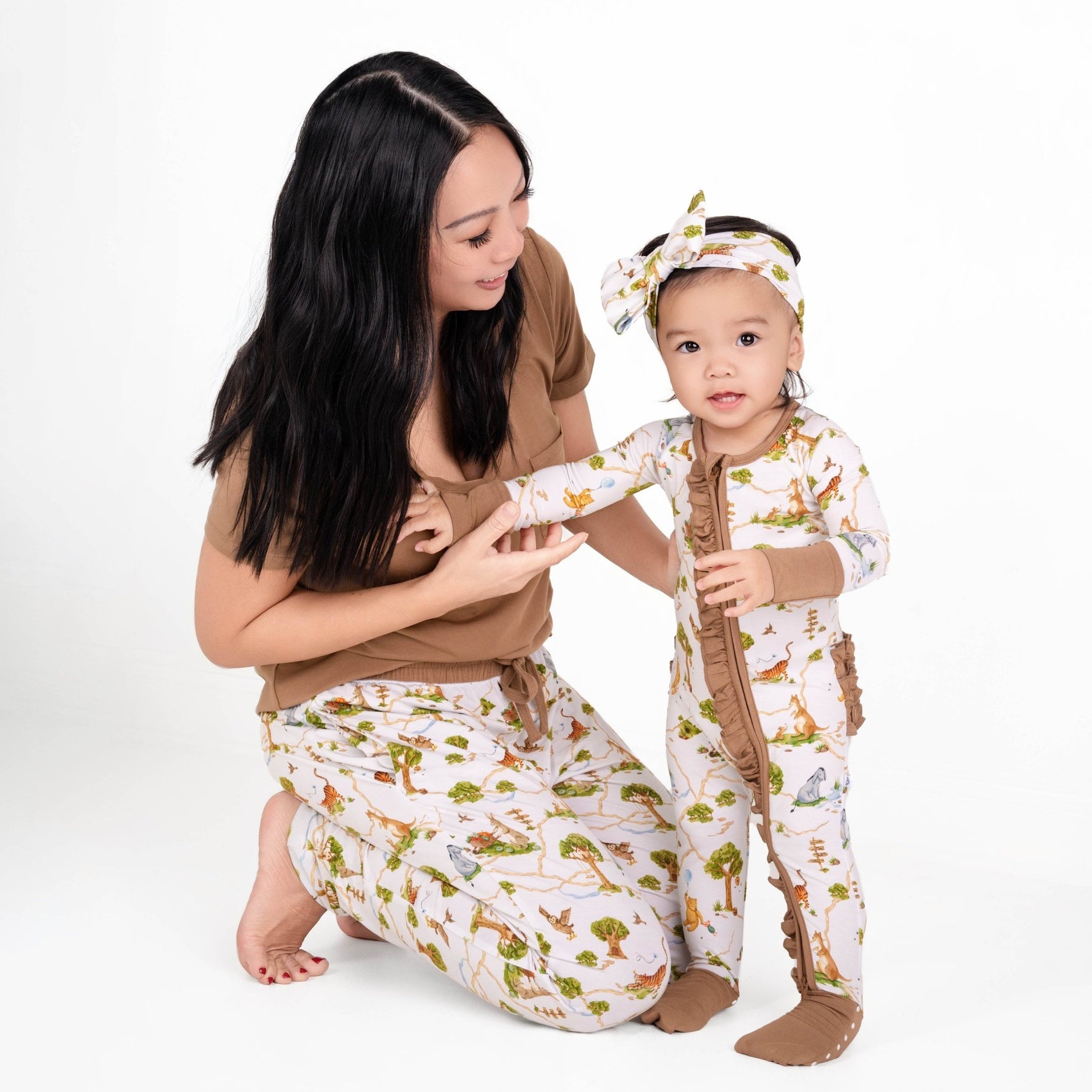 Oh Bother, It's Bedtime Ruffle Romper - Jammie Session