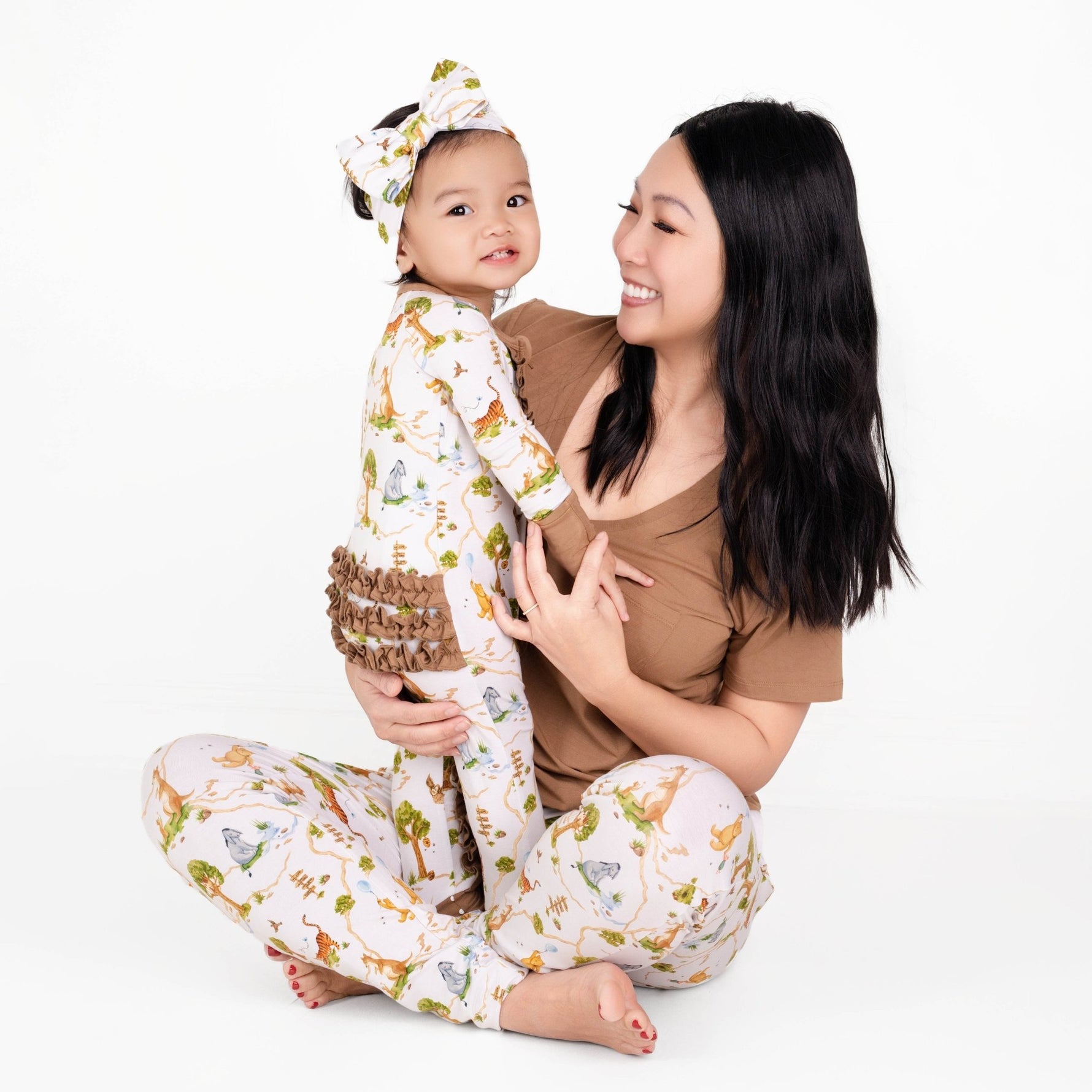 Oh Bother, It's Bedtime Ruffle Romper - Jammie Session
