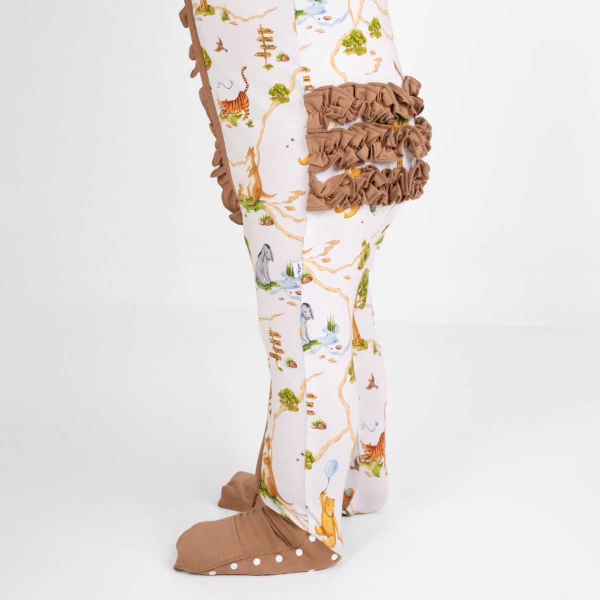 Oh Bother, It's Bedtime Ruffle Romper - Jammie Session