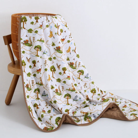 Oh Bother, It's Bedtime Toddler Quilted Blanket - Jammie Session