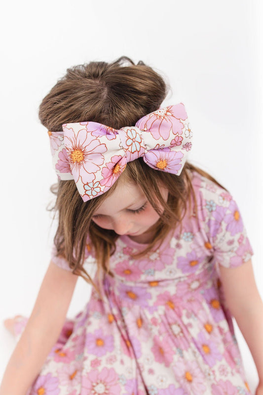 Powerful in Pink (Flower) Bow BDLJ - Jammie Session