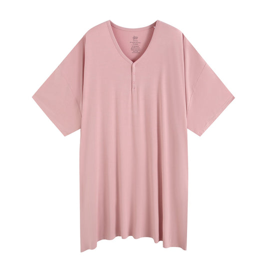 Rose Solid Women's Muumuu Lounge Tee (One size Fits XS - XXL) - Jammie Session