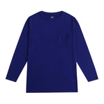 Royal Blue Men's Long Sleeve Shirt - Jammie Session