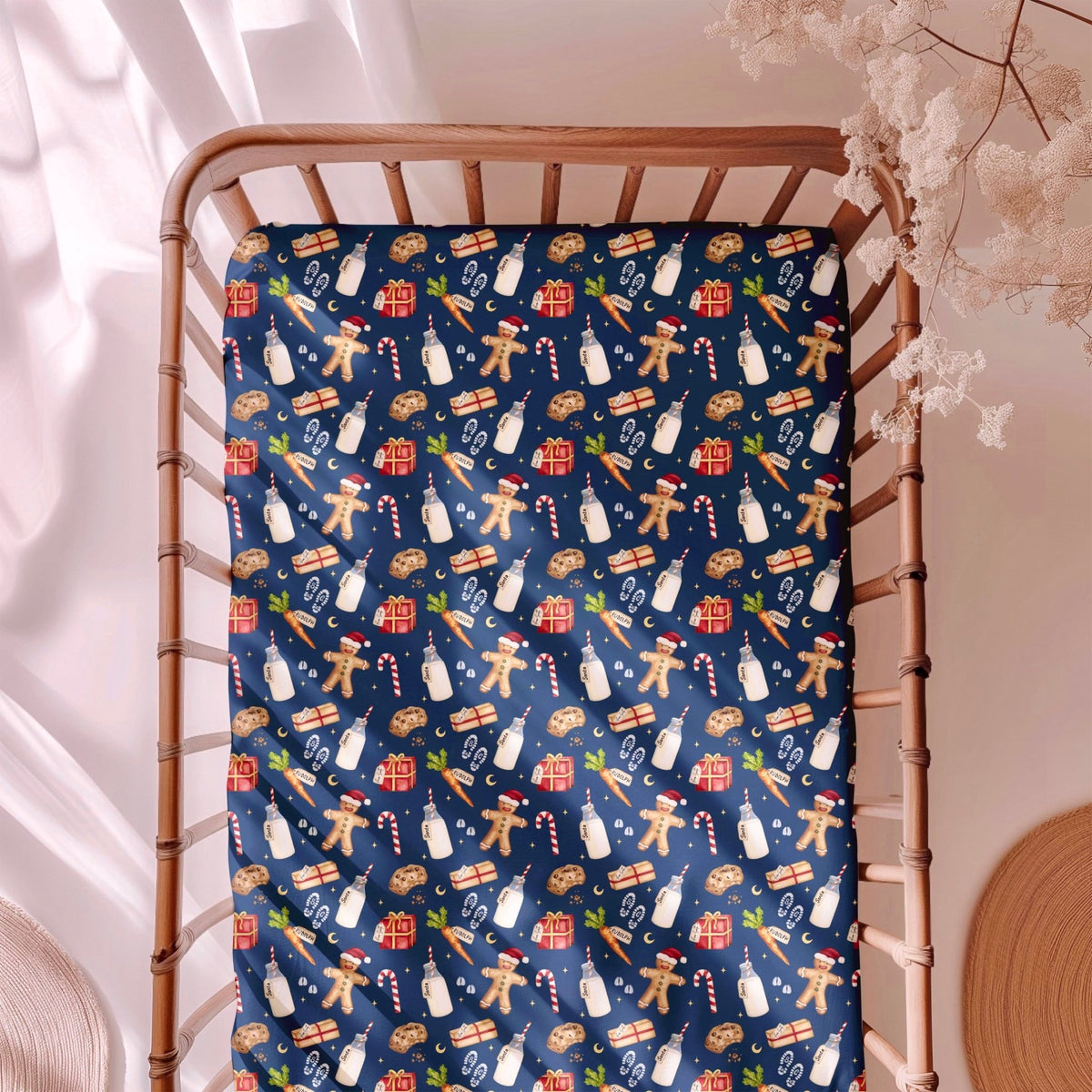 Santa’s Treats Crib Sheet - Jammie Session