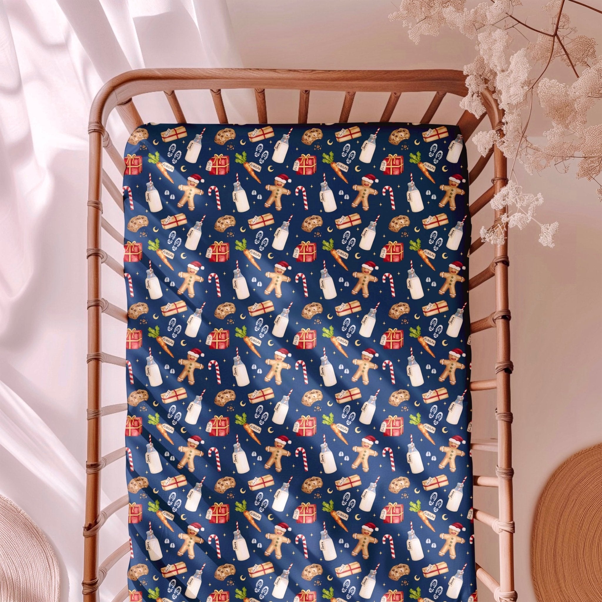Santa’s Treats Crib Sheet - Jammie Session