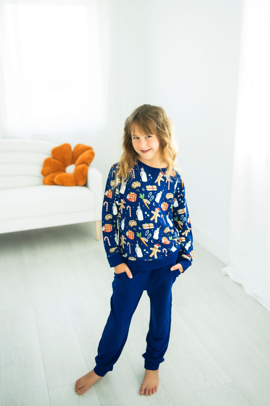 Santa’s Treats Kids Jogger Set - Jammie Session