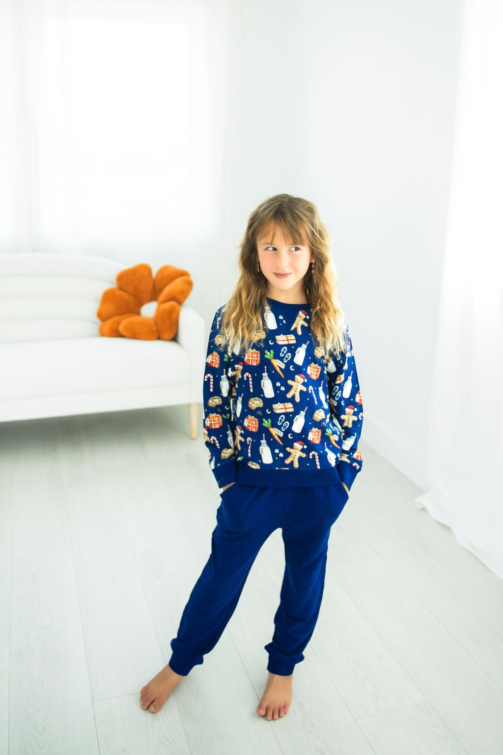 Santa’s Treats Kids Jogger Set - Jammie Session