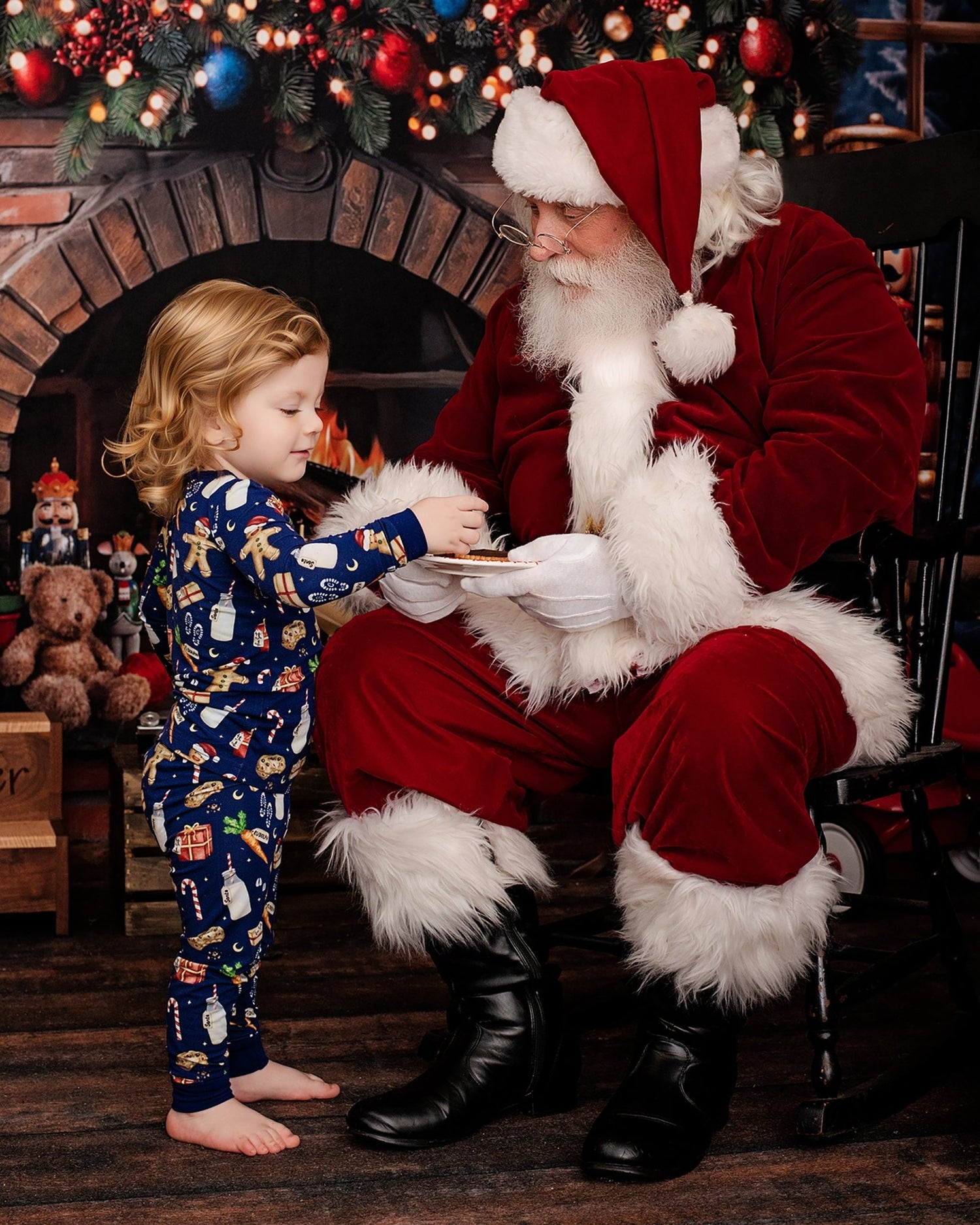 Santa’s Treats Long Sleeve PJ's - Jammie Session