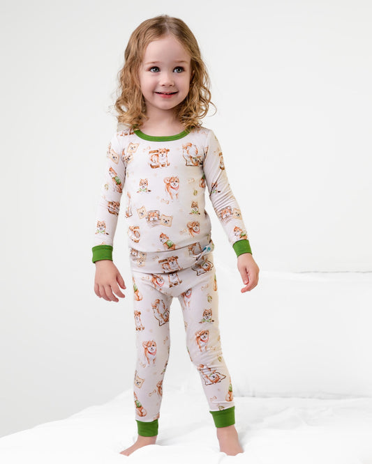 Silly Shibas Long Sleeve PJs BDLJ - Jammie Session