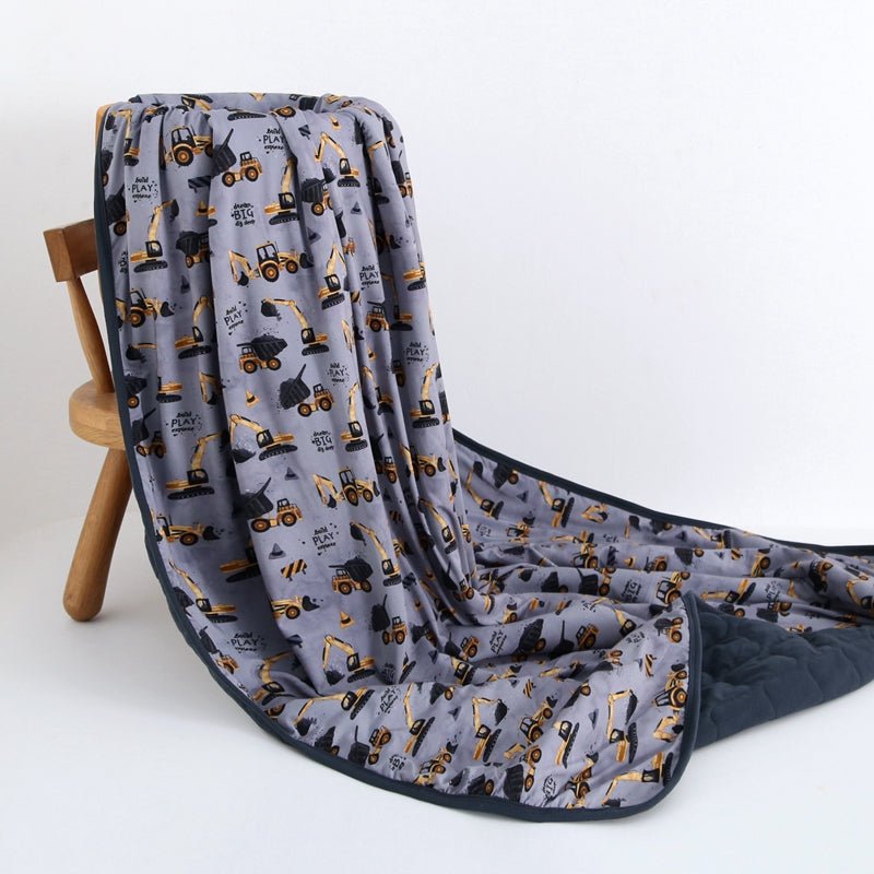 Snooze Crew Adult Quilted Blanket - Jammie Session