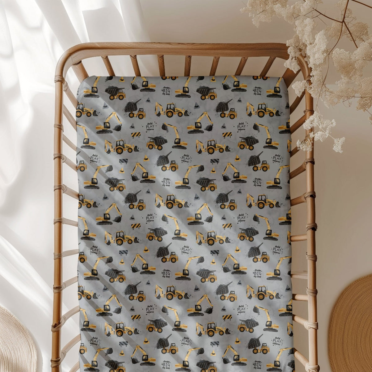 Snooze Crew Crib Sheet - Jammie Session