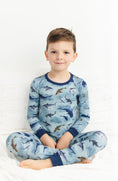 Load image into Gallery viewer, Some - Fin Special TENCEL™ Modal Long Sleeve PJ's - Jammie Session
