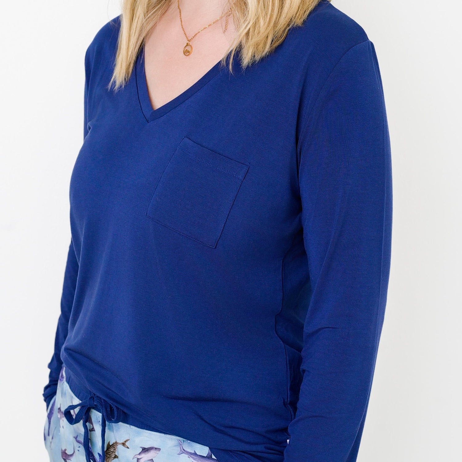 Some - Fin Special TENCEL™ Modal Women's Long Sleeve Shirt - Jammie Session