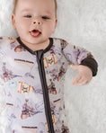 Load image into Gallery viewer, Steam Dreams (Train) Romper BDLJ - Jammie Session
